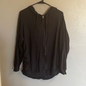 Motherhood Maternity Hooded Zip Up Sweatshirt